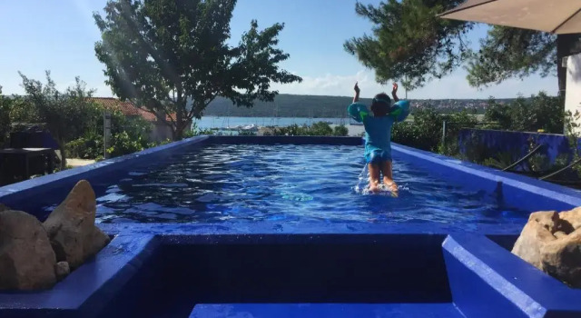 Апартаменты с 2 комнатами с видом на море Family Apartments Monika - sea view - heated pool II