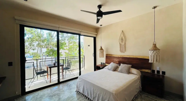 Pool with Private Balcony  Studio S13