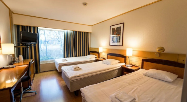 Трёхместный номер Standard Budget Hotel Raahe