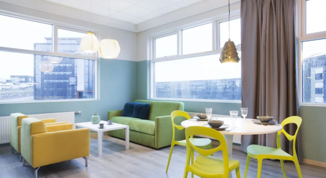 Апартаменты Superior с балконом Icelandic Apartments by Heimaleiga