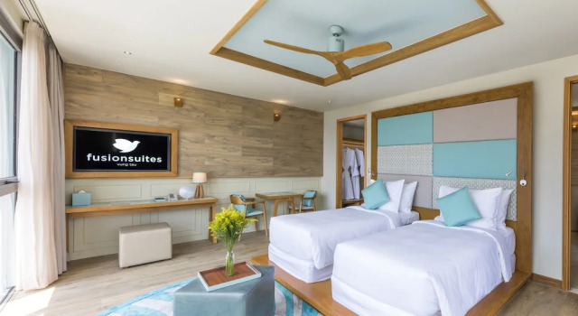 Двухместный люкс с видом на море Fusion Suites Vung Tau