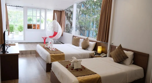 Семейный номер Standard Пентхаус с балконом The Umi Hotel