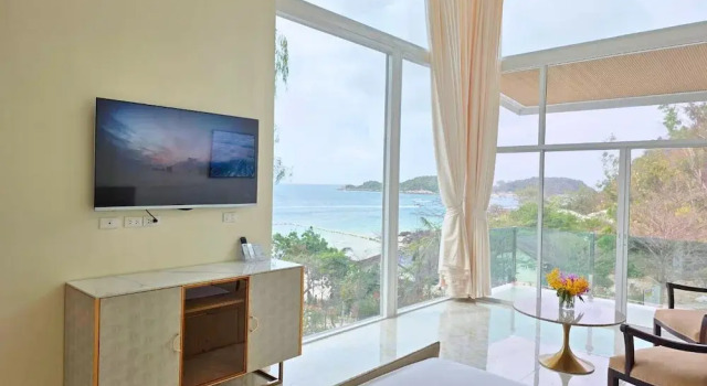 Двухместный номер Deluxe с балконом и с видом на море Ta Yai Beach Resort