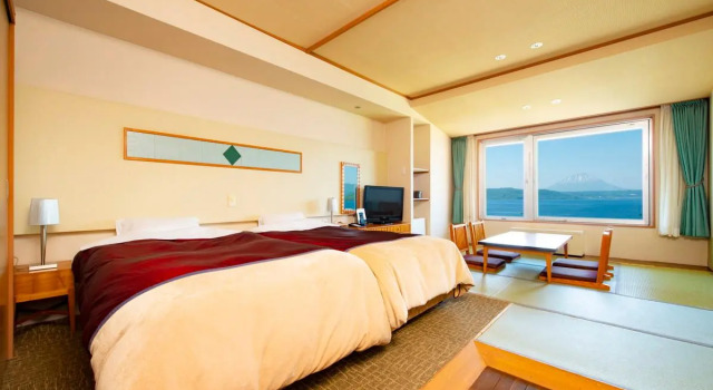 Номер Toyako Manseikaku Hotel Lakeside Terrace