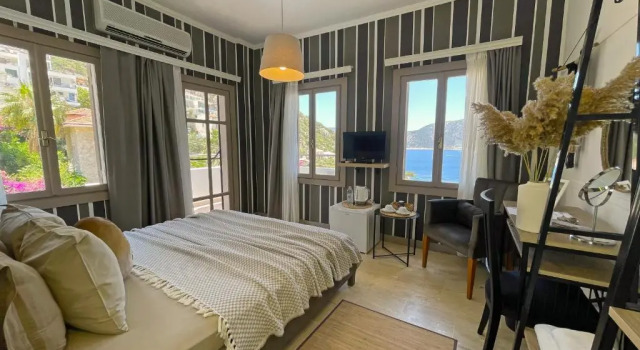 Двухместный номер Standard с балконом и с видом на море Matiana Hotel