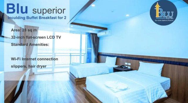Двухместный номер Superior Blu Hotel