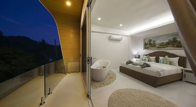 Вилла Standard с 3 комнатами с балконом Villa The Wave