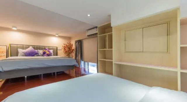 Люкс Дуплекс с 2 комнатами с балконом Guangzhou S&L Mansion (Beijing Road Park Qian Subway Station)