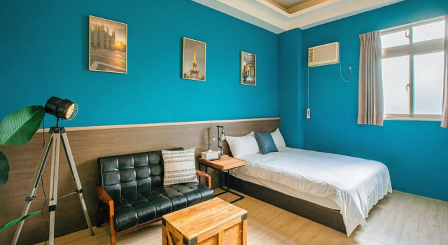 Двухместный номер Deluxe Fun Trip - Fu May Sea View Holiday house l 無敵海景交誼廳 l 附汽機車租賃 l
