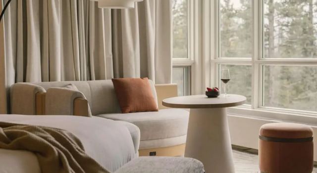 Dağ manzaralı Lüks dört kişilik oda Rimrock Resort Hotel