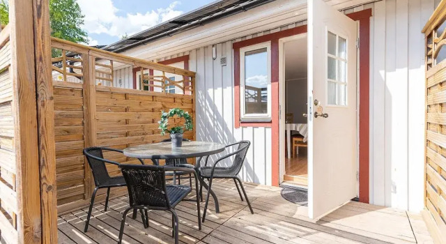 Кровать в общем номере Vimmerby Camping