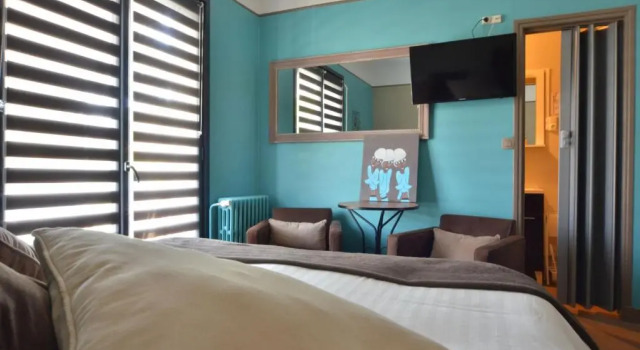 Двухместный номер Standard с балконом и с видом на море Hotel La Roseraie