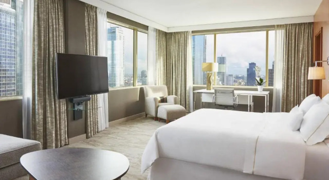 Двухместный люкс Presidential c 1 комнатой с видом на город The Westin Warsaw