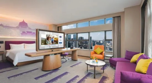 Люкс Hampton by Hilton Chongqing East Railway Station Tea Garden