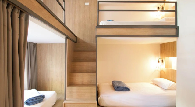 Кровать в общем номере Lub d Manila Makati - Central Makati, Near Nightlife