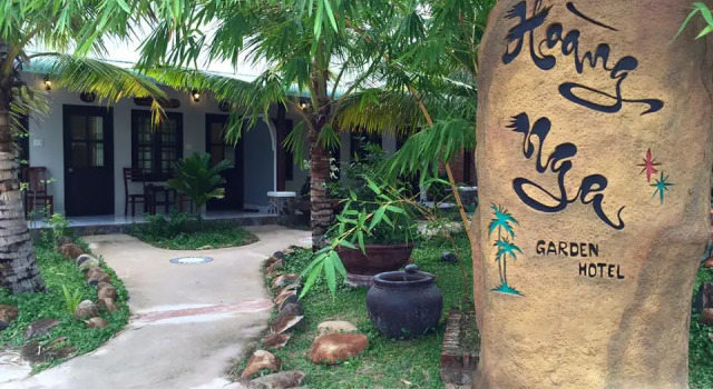 Четырёхместный номер Standard с красивым видом из окна Hoang Nga Garden Guesthouse