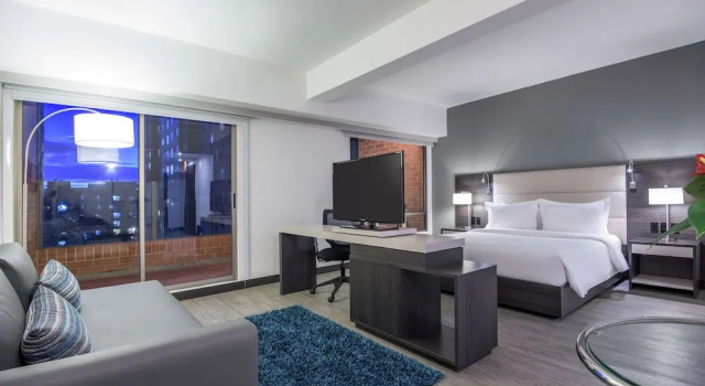 Номер Standard с красивым видом из окна NH Bogota Urban 26 Royal