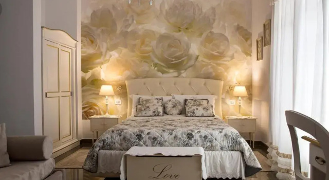 Трёхместный номер Standard с видом на бассейн B&B Blanc Maison Etna Relais & Charme