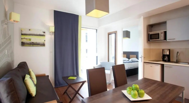 Апартаменты с 2 комнатами Lagrange Apart’Hotel Paris-Boulogne