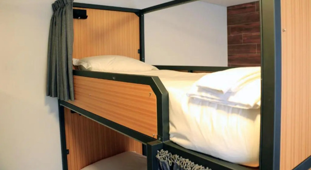 Кровать в общем номере Aliança café & hostel