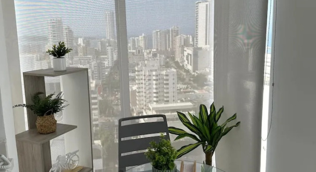 Апартаменты Apartamento loft de 1hab vista al mar