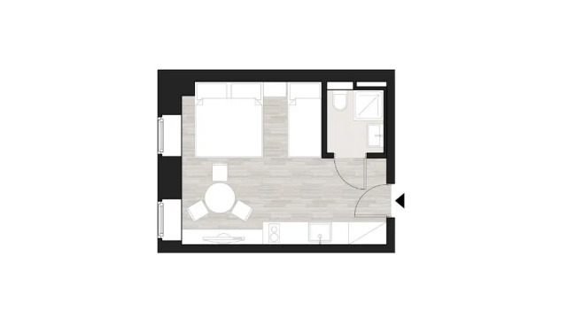 Студия Hauptbahnhof Apartments S3
