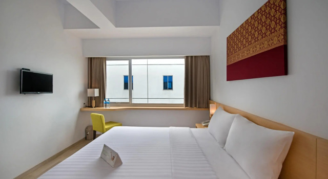 Двухместный номер Standard Whiz Prime Hotel Sudirman Pekanbaru