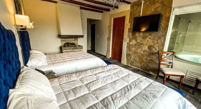 Premium Vierer Zimmer mit Bergblick Hotel Puerta del Sol Colca