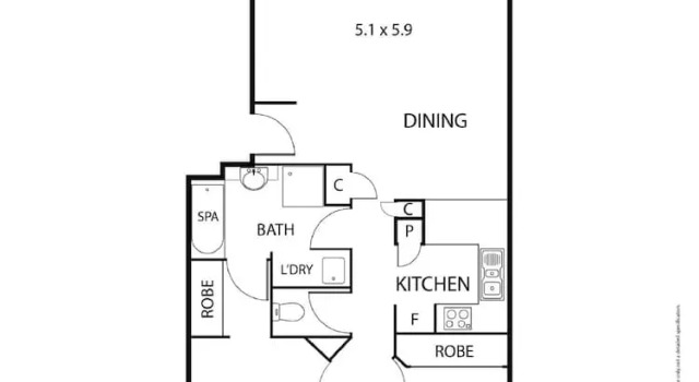 Апартаменты Executive с 2 комнатами с балконом Ringwood Royale