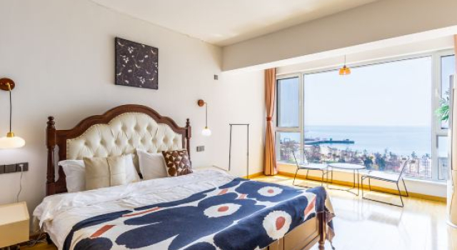 Семейный люкс с видом на море Long Island Jiayue Seaview Homestay