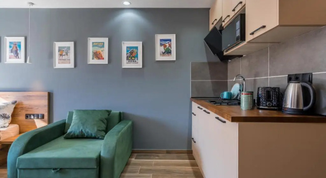 Студия MaRKoS Apartments by Gondola Lift, New Gudauri