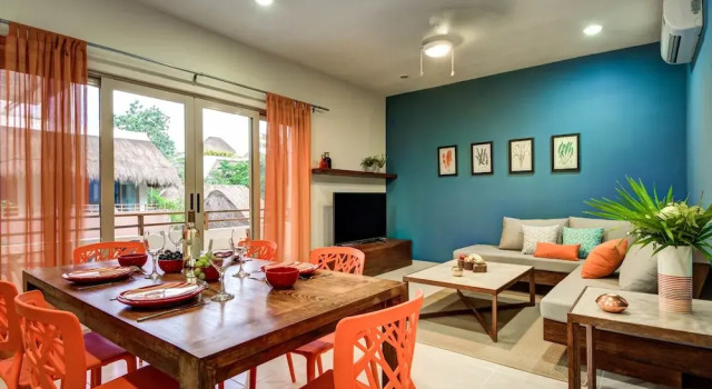 Апартаменты с 2 комнатами с красивым видом из окна Blue Beach 2 BRM apt sleeps 5