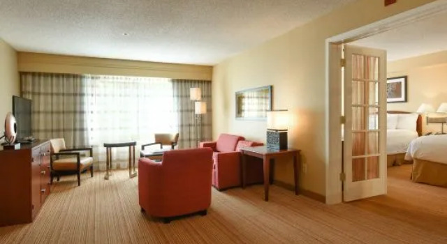 Двухместный люкс с 2 комнатами Courtyard Palo Alto Los Altos