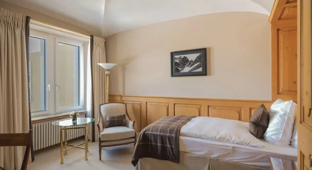 Classic Village Side Single room Kulm Hotel St. Moritz