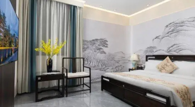 Двухместный люкс Luxury с видом на реку Han Ting Bie Yuan Resort Hotel