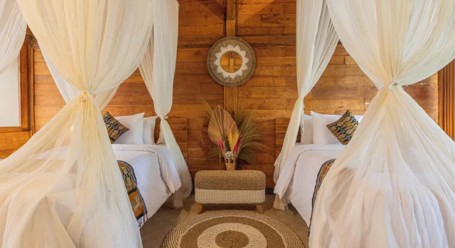 Jukung Cottage, Rezervovat Rekreační dům Chaty v Bali, Chalupa