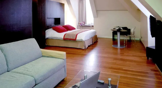 Двухместный семейный номер Privilege Mercure Abbeville Centre   Porte de La Baie de Somme