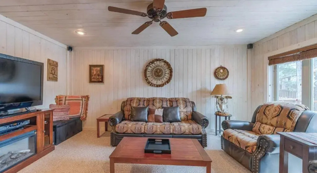 Alto Chalet, 3 Bedrooms, Sleeps 6, Hot Tub, Media Room, Jetted Tub, Book Chalet Alto New Mexico