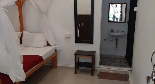 Двухместный номер Standard с балконом и с видом на сад Om Shanti Beach Stay Patnem