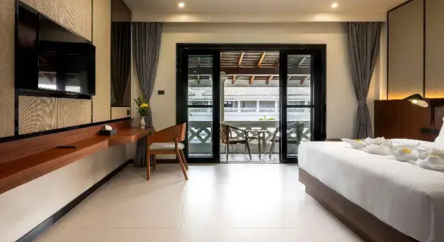 Двухместный номер Deluxe с балконом Choasis Hotel