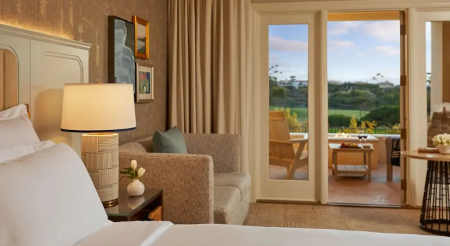Двухместный номер Fireside Terrace с видом на сад Waldorf Astoria Monarch Beach Resort & Club