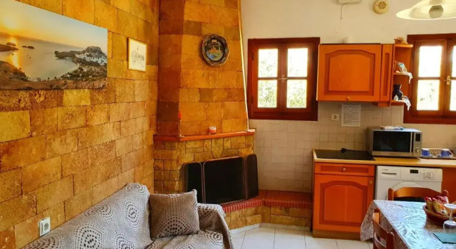 Апартаменты с 2 комнатами с видом на город Galini View Apartments Lindos
