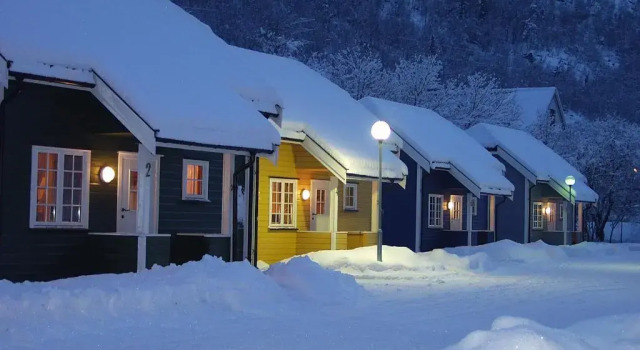 Коттедж с красивым видом из окна Rjukan Hytteby