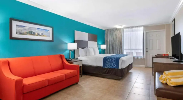 Двухместный номер oceanfront Comfort Inn & Suites Daytona Beach Oceanfront