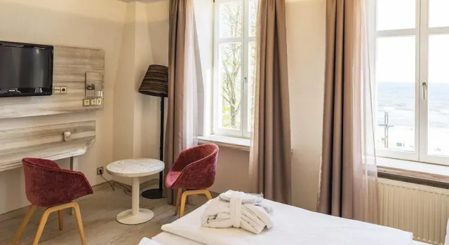Двухместный номер Standard с красивым видом из окна SEETELHOTEL Strandhotel Atlantic das Boutiquehotel am Meer