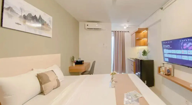 New And Modern Look Studio Room At Apartment Bassura City, Book Apartment Jakarta Jakarta Province