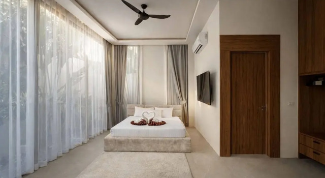 Luxurious 4BR Villa With Pool Gym Sauna Workspace
