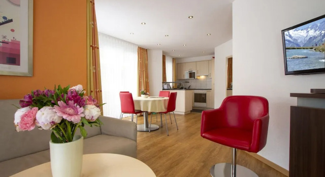 Апартаменты с 2 комнатами Apparthotel Feehof Saas-Fee