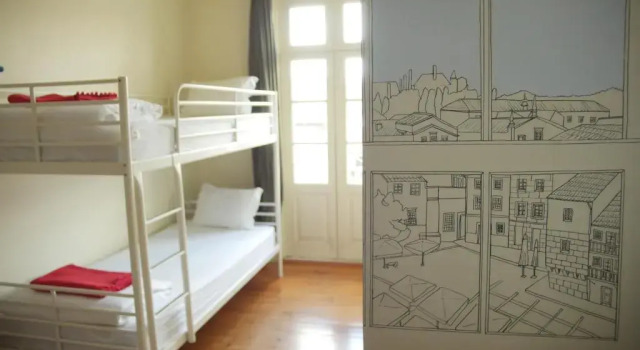 Кровать в общем номере Santiago 31 Hostel