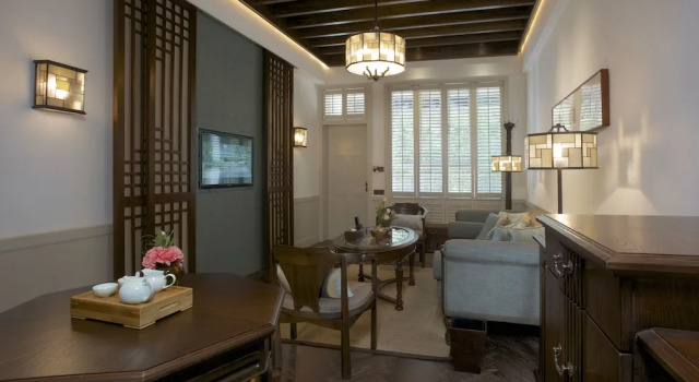 Семейный номер Standard с 2 комнатами с видом на город Relais & Chateaux Chaptel Hangzhou